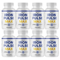 Iron Plus Max Performance Supplement for Energy and Confidence | 8 Bottles