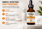 Purefight4U Vitamin C Serum for Face Anti Aging Formula 1FL oz 30ML