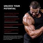 Tongkat Ali +Maca Advanced Male Performance Supplement to Boost Stamina - 60 Tablets