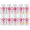 Purefight4u Hair, Skin & Nails Supports Healthy Hair Growth wBiotin - 10 Bottles