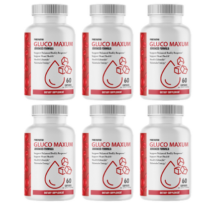 Gluco Maxum Advanced Blood Sugar Health Support - 60 Capsules