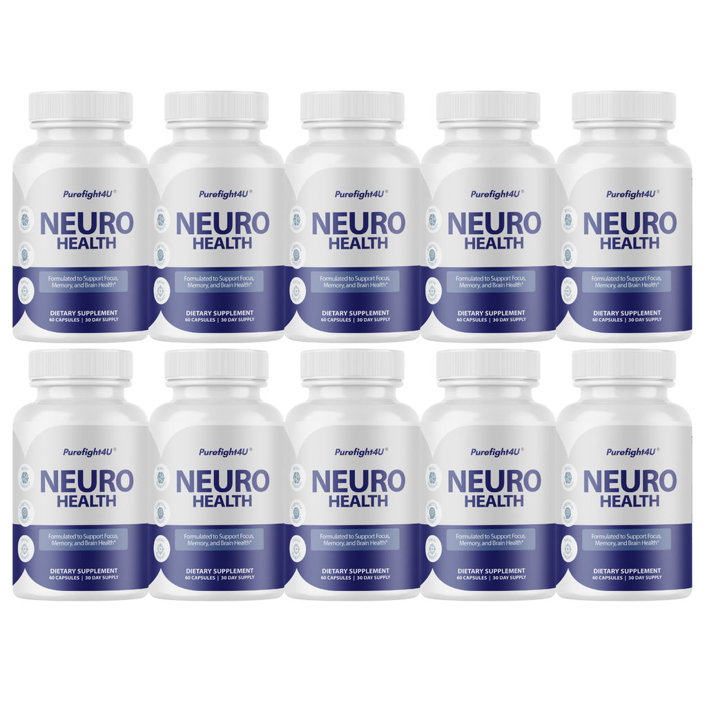 Neuro Health Formulated to Support Memory & Brain Health Supplement- 10 Bottles