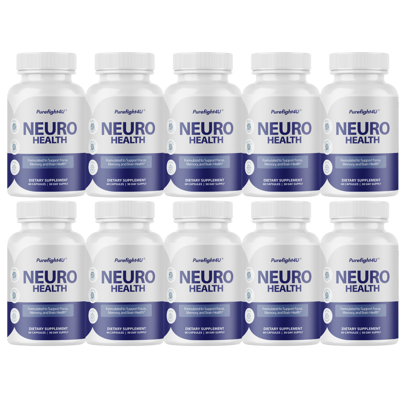 Neuro Health Formulated to Support Memory & Brain Health Supplement- 60 Capsules