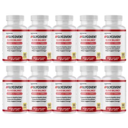 GlycoVent Blood Sugar Support Supplement 10 Bottles 600 Capsules
