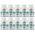 Liver Health Advanced Liver Wellness Support Formula Supplement - 10 Bottles