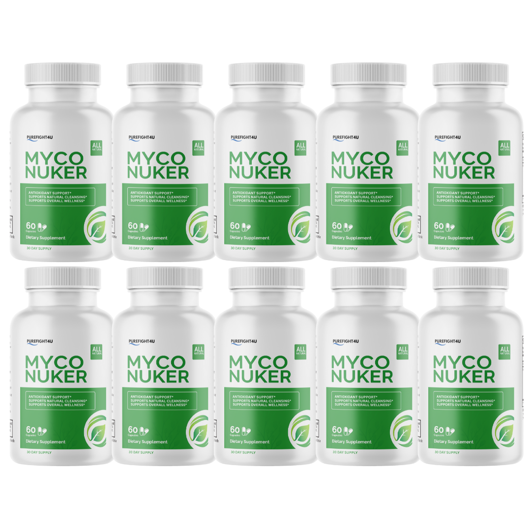 Myco Nuker Gut Health Supplement - MycoNuker - 10 Bottles 600 Capsules