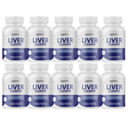 Liver Cleanse Advanced Liver Health Wellness Support Formula Supplement - 10 Bottles