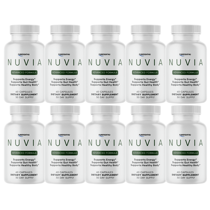 Nuvia Capsules, Advanced Keto Formula Supplement - 10 Bottles 600 Capsules