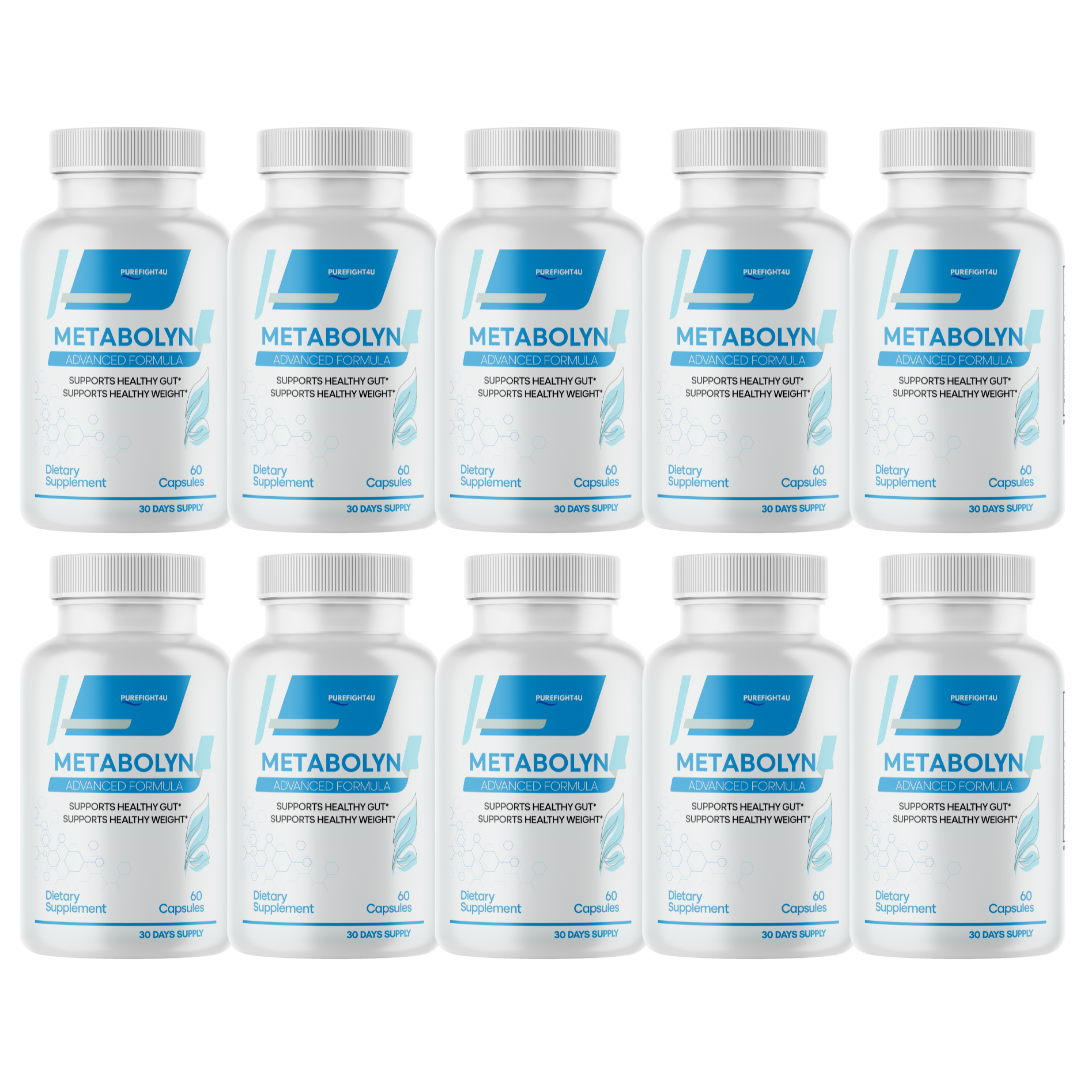 Metabolyn Supplement Weight Loss Support Formula - 10 Bottles