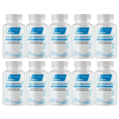 Metabolyn Supplement Weight Loss Support Formula - 10 Bottles