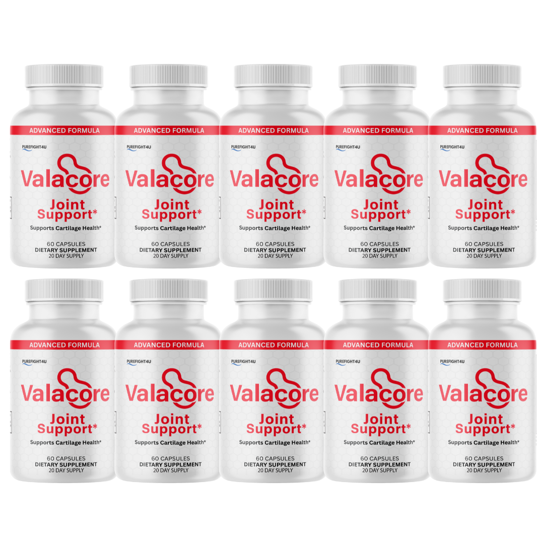 Valacore Joint Support Formula Supplement | 10 Bottles 600 Capsules