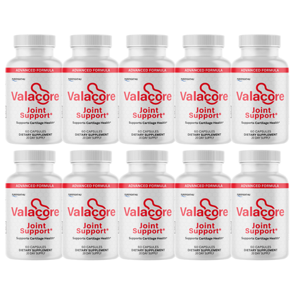 Valacore Joint Support Formula Supplement | 10 Bottles 600 Capsules