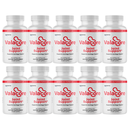 Valacore Joint Support Formula Supplement | 10 Bottles 600 Capsules