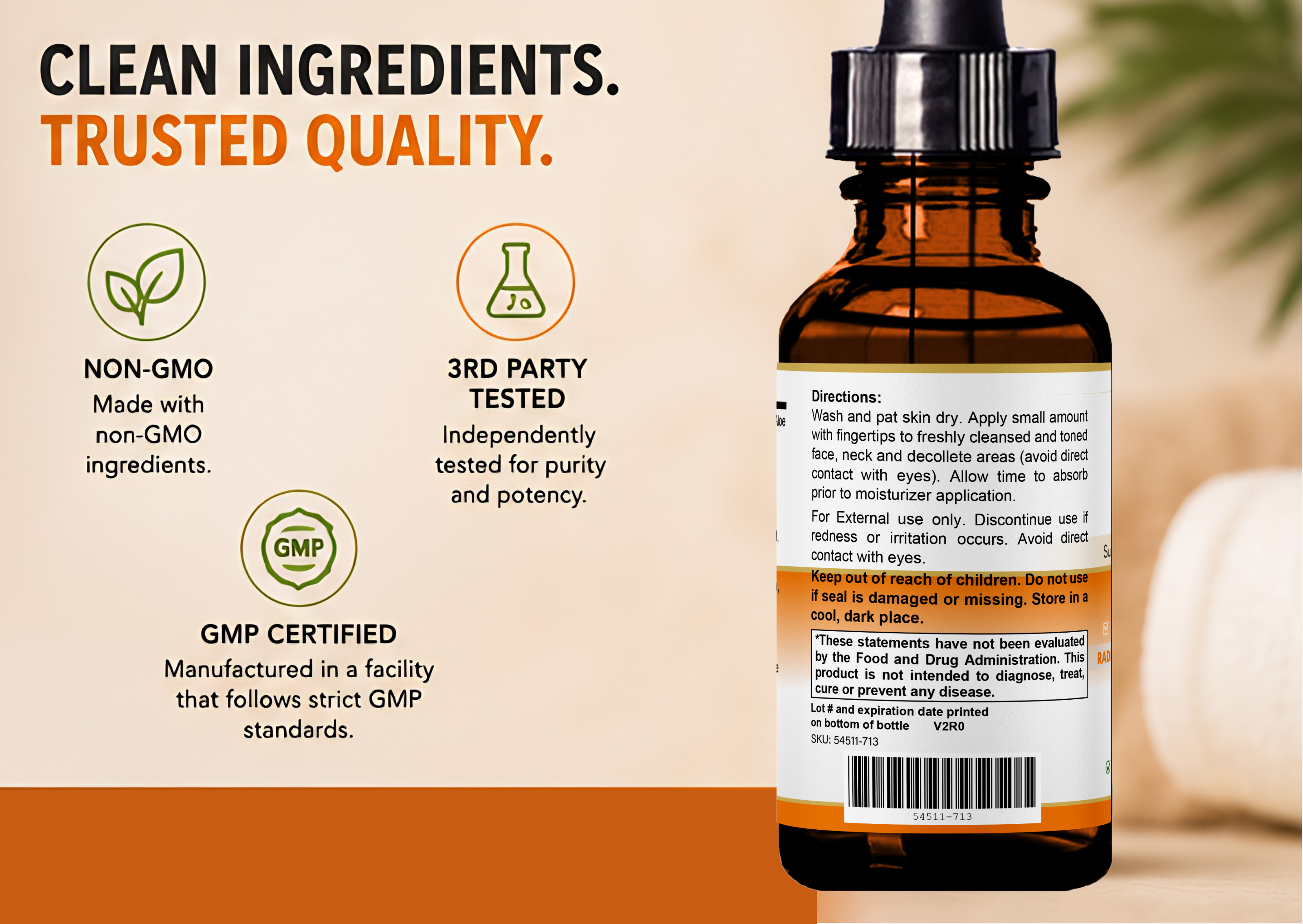 Purefight4U Vitamin C Serum for Face Anti Aging Formula 1FL oz 30ML