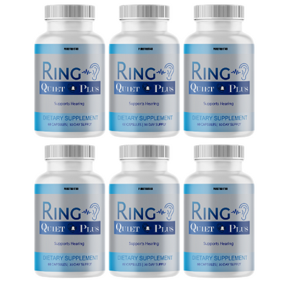 Ring Quiet Plus Hearing Support Formula 6 Bottles 360 Capsules