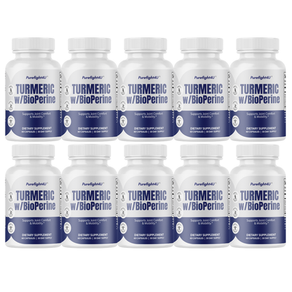 Turmeric w/ BioPerine Supports Joint Comfort & Mobility Supplement - 60 Capsules