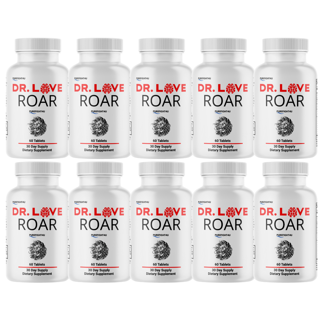 Dr. Love Roar Supports Energy and Vitality Male Health Supplement | 10 Bottles 600 Tablets