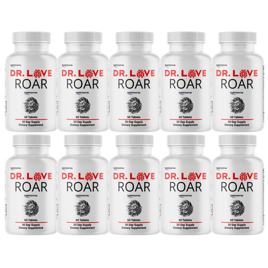 Dr. Love Roar Supports Energy and Vitality Male Health Supplement | 10 Bottles 600 Tablets