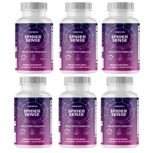 Spider-Sense Overall Health & Energy Male Performance - 6 Bottles