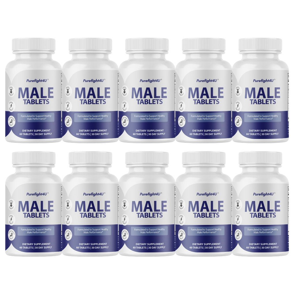 Male Tablets Daily Wellness Support for Energy & Vitality Supplement- 10 Bottles