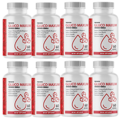 Gluco Maxum Advanced Blood Sugar Health Support - 60 Capsules