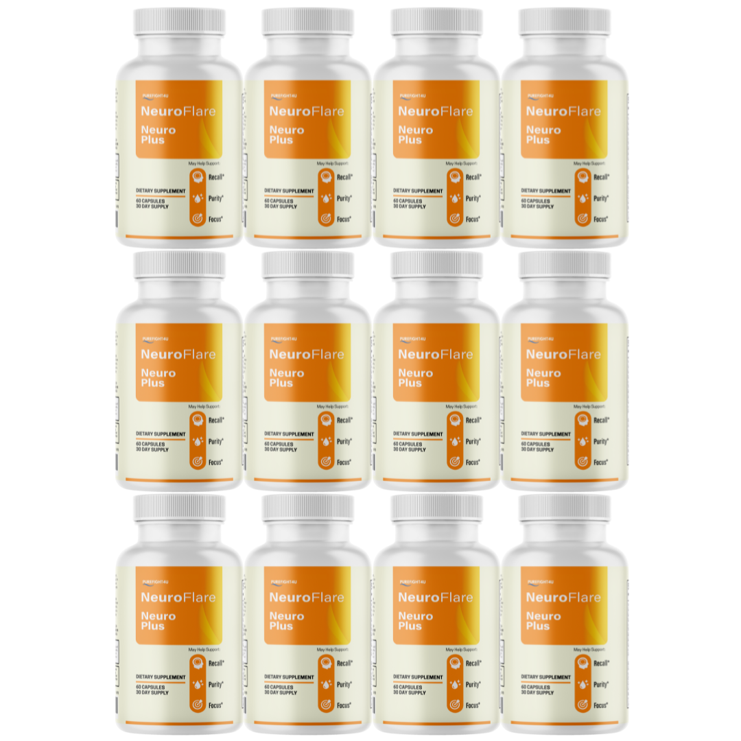 NeuroFlare Cognitive Support - 12 Bottles 720 Capsules