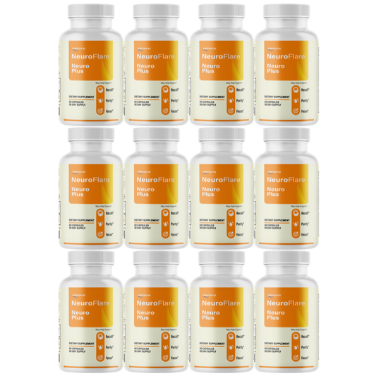 NeuroFlare Cognitive Support  - 12 Bottles 720 Capsules