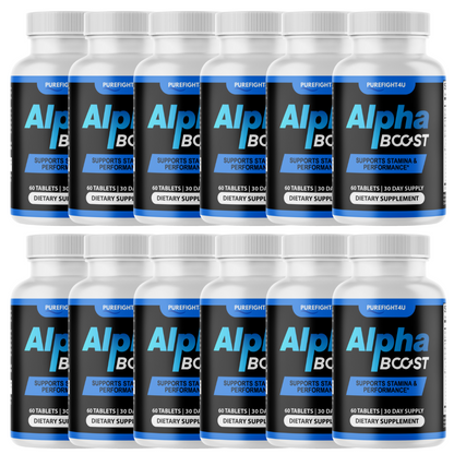 Alpha Boost Male Supplement, Supports Stamina & Energy, AlphaBoost | 60 Tablets