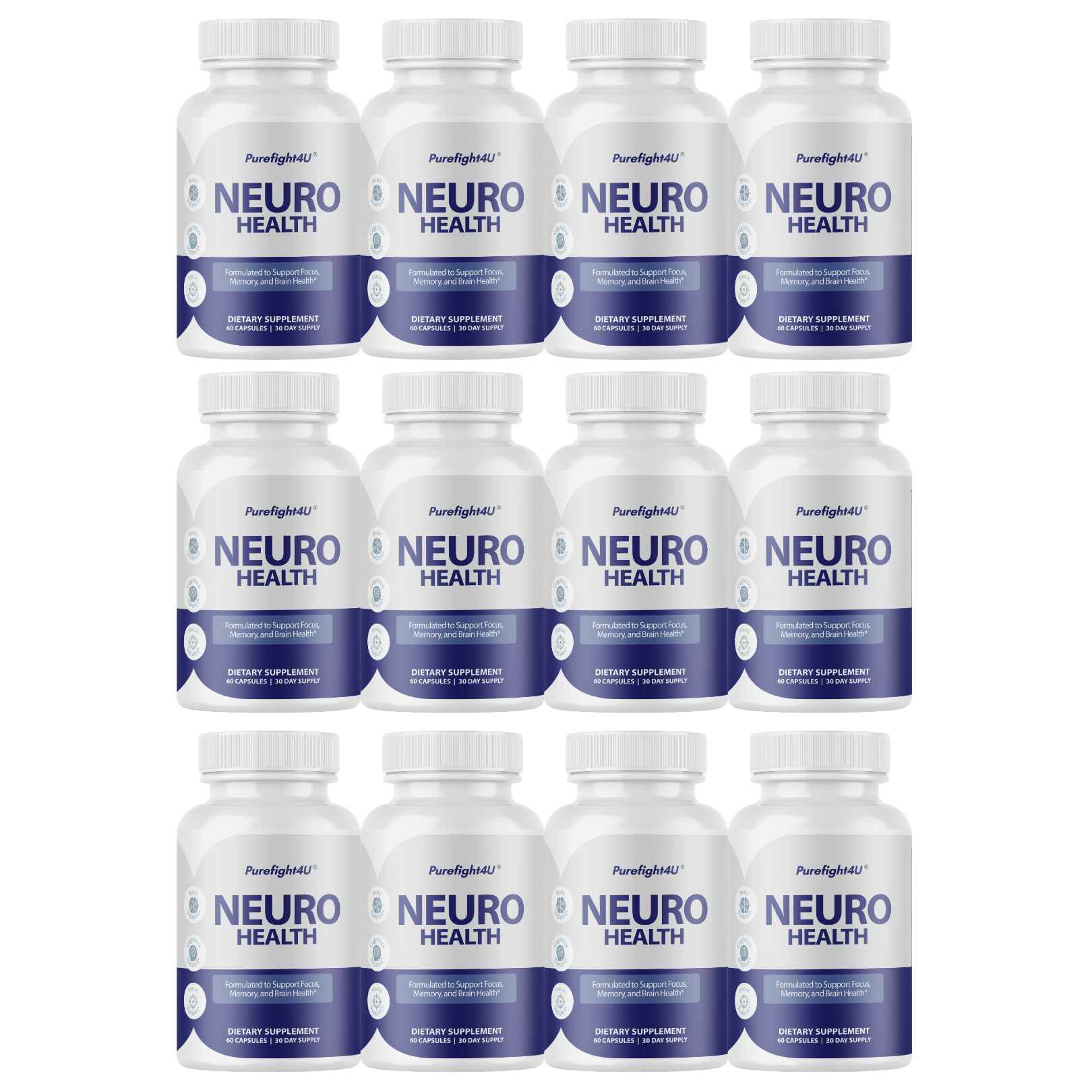Neuro Health Formulated to Support Memory & Brain Health Supplement- 60 Capsules