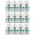 Liver Health Advanced Liver Wellness Support Formula Supplement - 12 Bottles