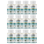 Liver Health Advanced Liver Wellness Support Formula Supplement - 12 Bottles