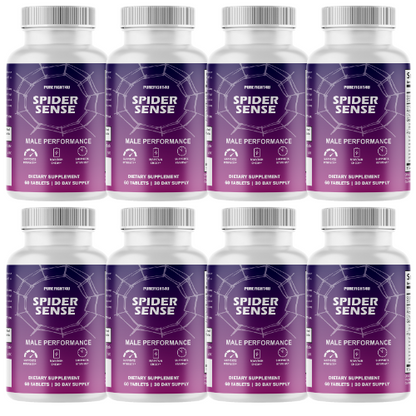 Spider-Sense Overall Health & Energy Male Performance - 8 Bottles