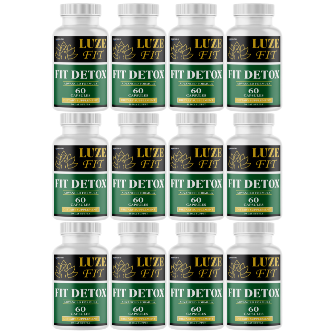 Luze Fit Detox Formula for Weight Loss Supplement | 10 Bottles 600 Capsules