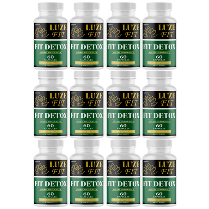 Luze Fit Detox Formula for Weight Loss Supplement | 10 Bottles 600 Capsules