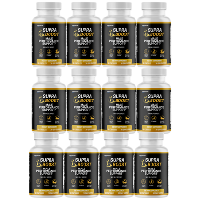Supra Boost Male Advanced Support for Maximum Support and Performance - 12 Bottles 720 Tablets