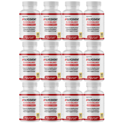 GlycoVent Blood Sugar Support Supplement 12 Bottles 720 Capsules