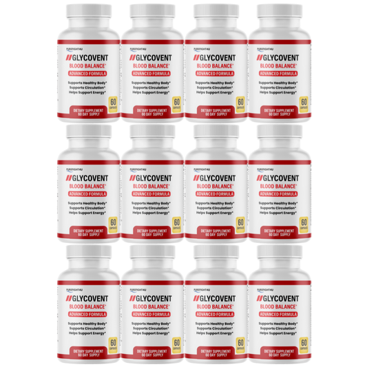 GlycoVent Blood Sugar Support Supplement 12 Bottles 720 Capsules