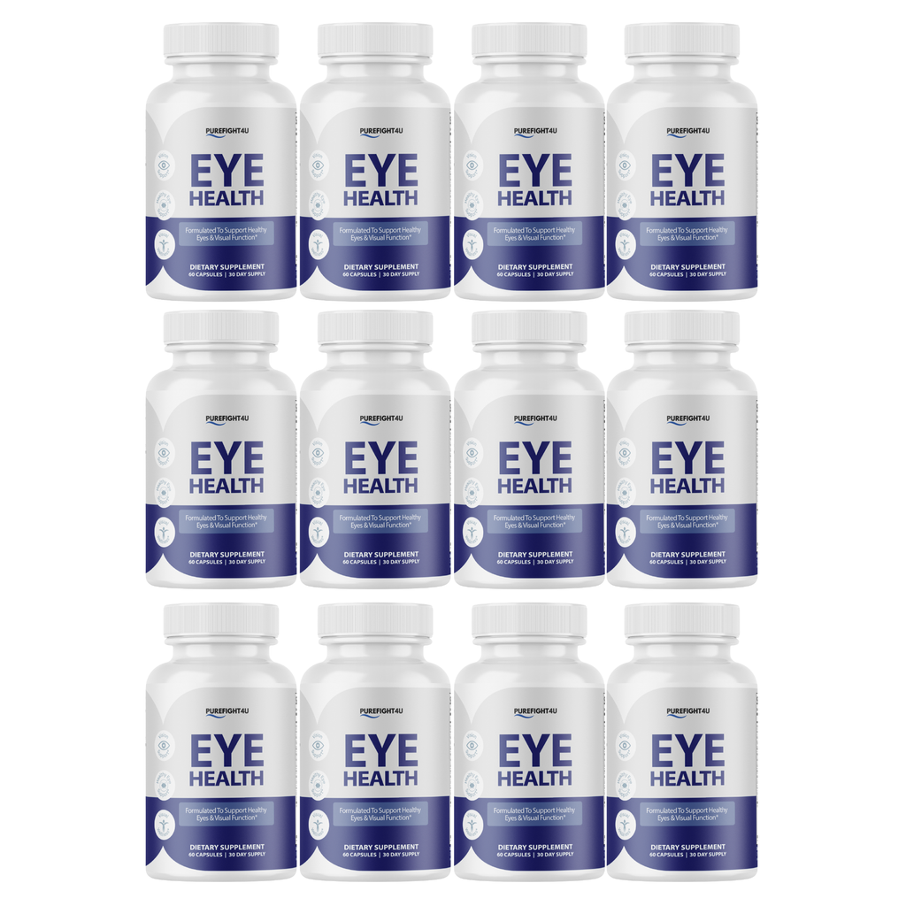 Eye Health Formulated for Vision Health Function Supplement - 12 Bottles