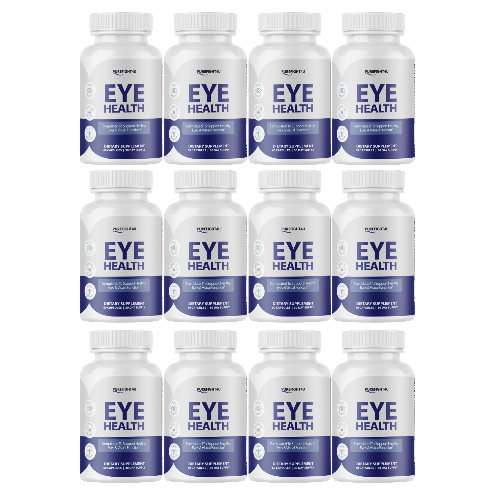 Eye Health Formulated for Vision Health Function Supplement - 60 Capsules