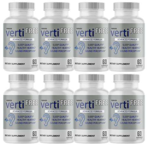 Verti Free Advanced Formula Hearing Support Formula 480 Capsules - 8 Bottles