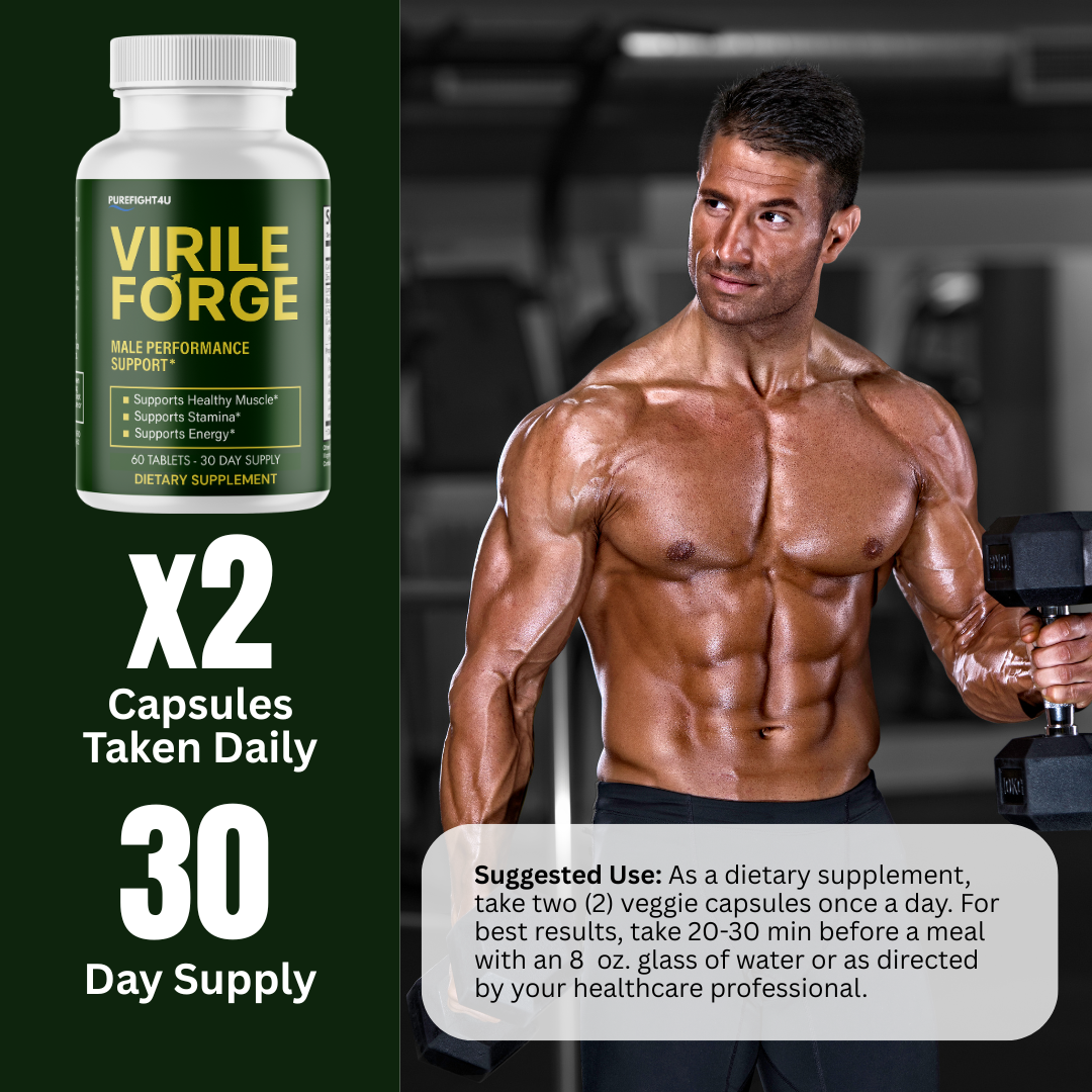 Virile Force Male Performance Formula Maximum Strength Supplement- 60 Tablets