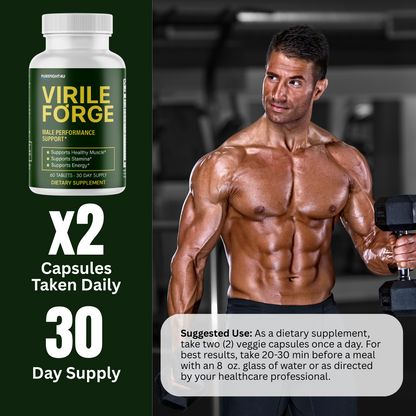 Virile Force Male Performance Formula Maximum Strength Supplement- 60 Tablets