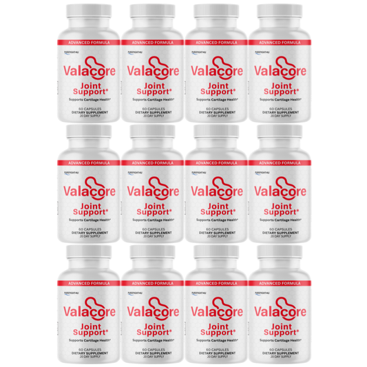 Valacore Joint Support Formula Supplement | 12 Bottles 720 Capsules
