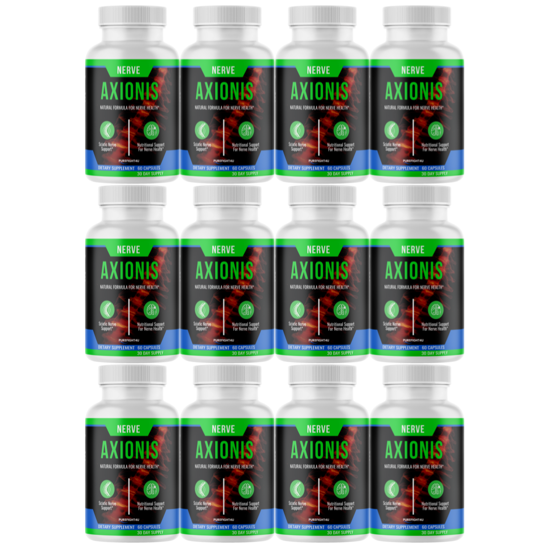 Axionis Advanced Nerve Support Formula Supplement | 12 Bottles