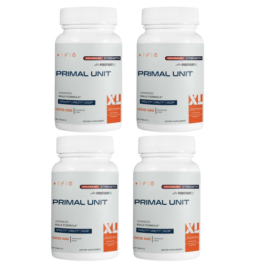 PRIMAL UNIT XL Pills For Men  1305mg - 4 Bottles 240 Capsules