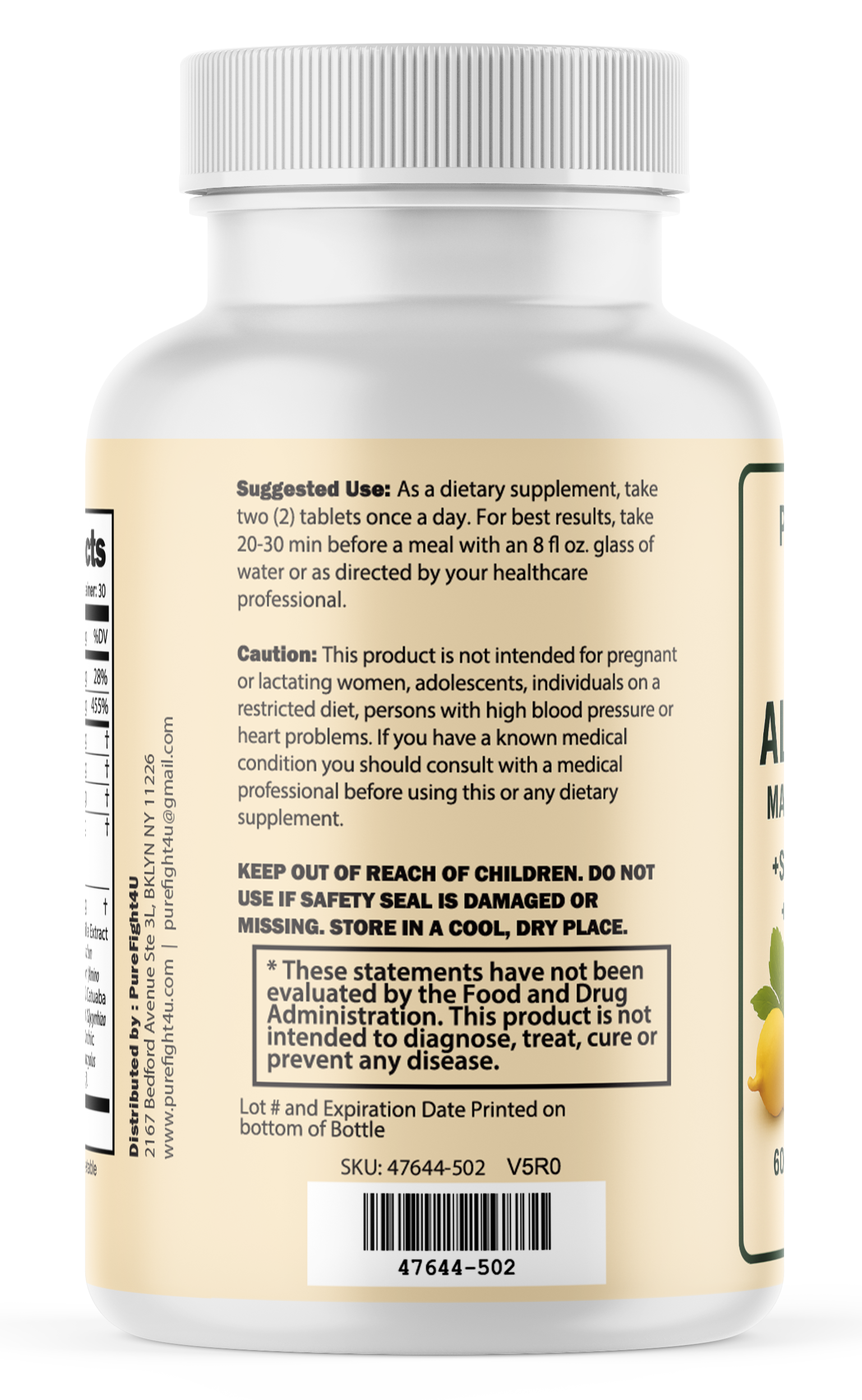 AlphaCore Natural Formula Supplement for Vitality & Energy, 60 Tablets
