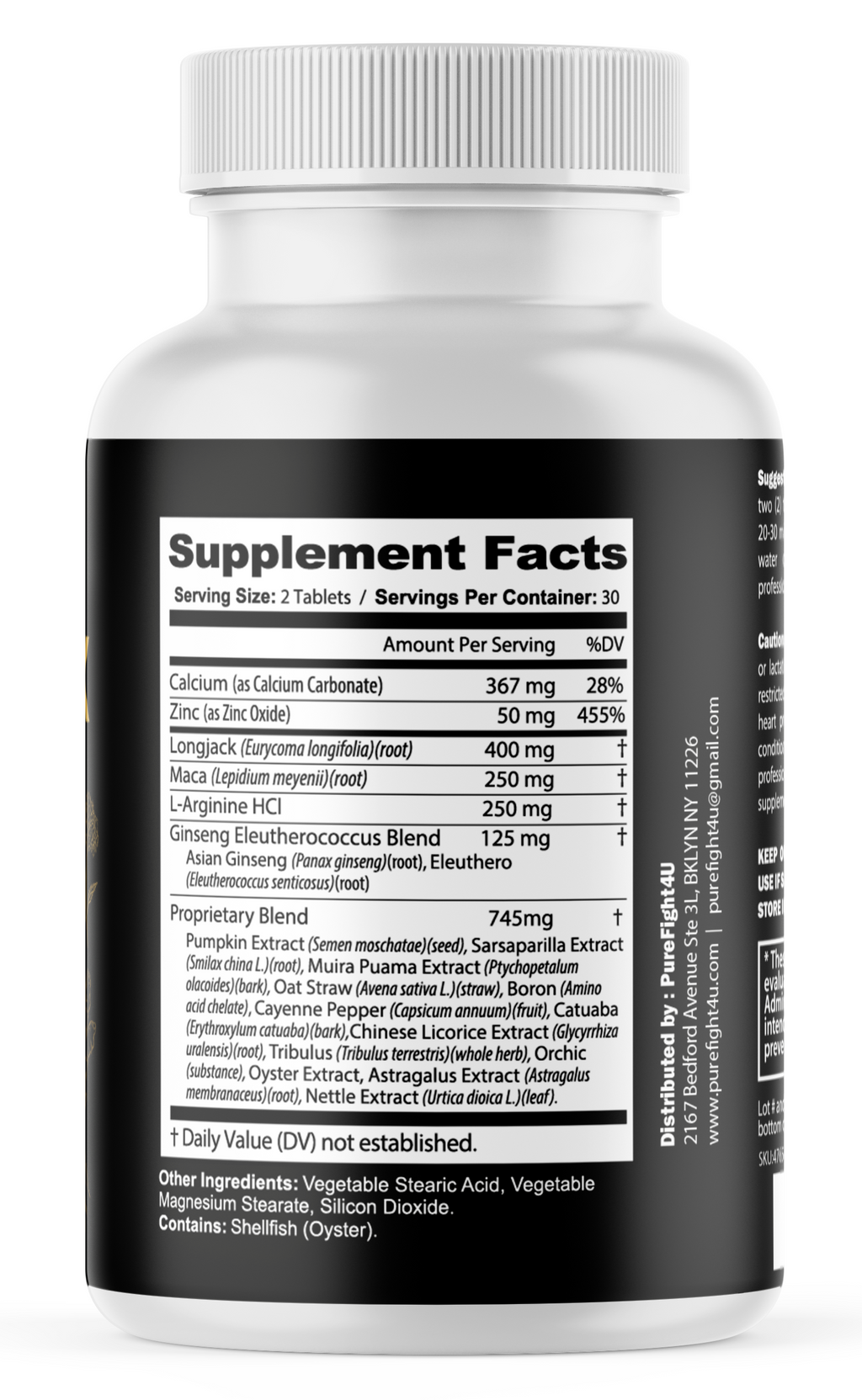 Alpha Drive RX Natural Formula Tablet for Strength & Endurance, 60 Tablets