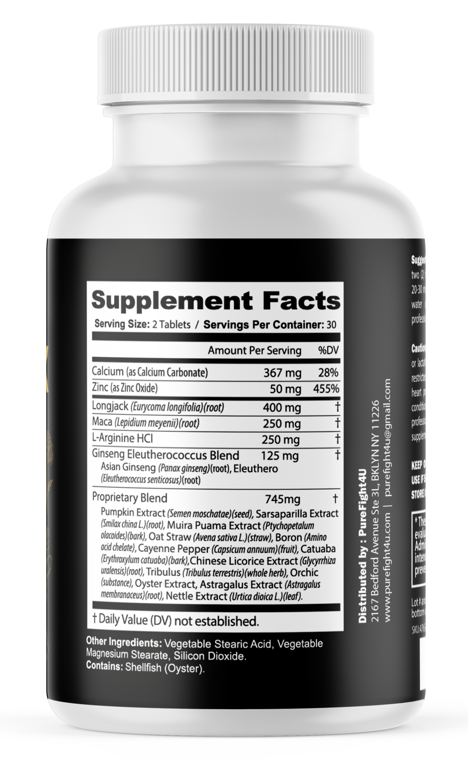 Alpha Drive RX Natural Formula Tablet for Strength & Endurance, 60 Tablets