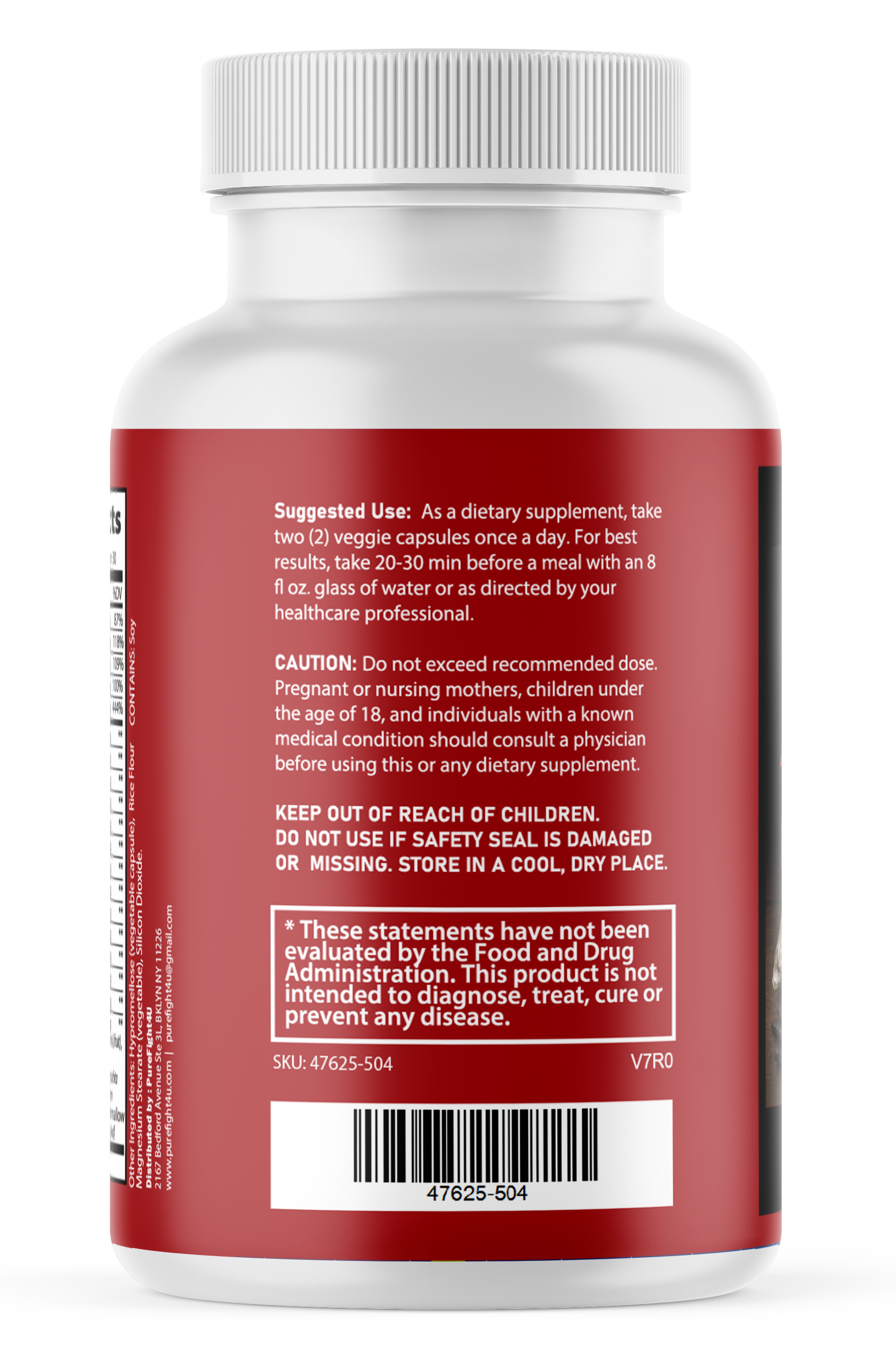 AlphaBark Natural Formula Supplement for Prostate & Vitality Support 60 Capsules