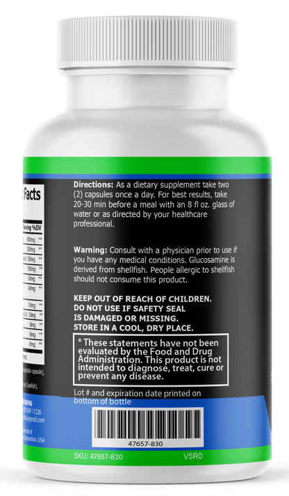 Axionis Advanced Nerve Support Formula Supplement | 60 Capsules